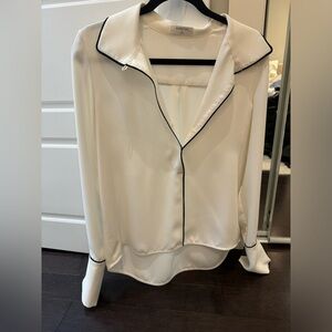 Babaton white blouse